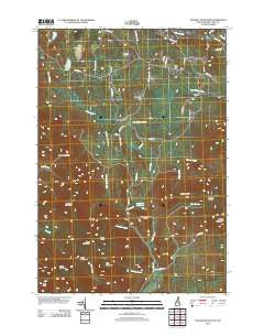 Bunnell Mountain New Hampshire Historical topographic map, 1:24000 scale, 7.5 X 7.5 Minute, Year 2012