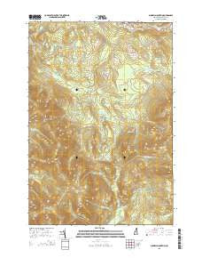 Bunnell Mountain New Hampshire Current topographic map, 1:24000 scale, 7.5 X 7.5 Minute, Year 2015