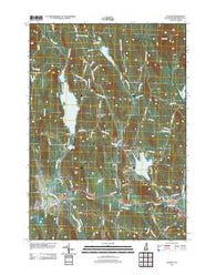 Canaan New Hampshire Historical topographic map, 1:24000 scale, 7.5 X 7.5 Minute, Year 2012