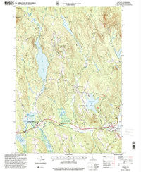 Canaan New Hampshire Historical topographic map, 1:24000 scale, 7.5 X 7.5 Minute, Year 1995