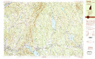 Canaan New Hampshire Historical topographic map, 1:25000 scale, 7.5 X 15 Minute, Year 1984