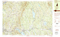 Canaan New Hampshire Historical topographic map, 1:25000 scale, 7.5 X 15 Minute, Year 1984