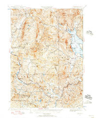 Cardigan New Hampshire Historical topographic map, 1:62500 scale, 15 X 15 Minute, Year 1927