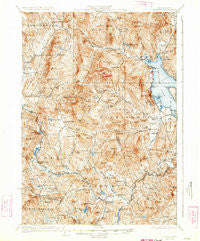 Cardigan New Hampshire Historical topographic map, 1:62500 scale, 15 X 15 Minute, Year 1930