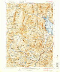 Cardigan New Hampshire Historical topographic map, 1:62500 scale, 15 X 15 Minute, Year 1930