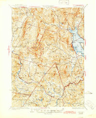 Cardigan New Hampshire Historical topographic map, 1:62500 scale, 15 X 15 Minute, Year 1930