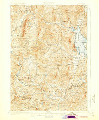 Cardigan New Hampshire Historical topographic map, 1:62500 scale, 15 X 15 Minute, Year 1930