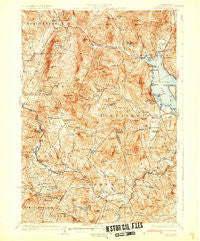Cardigan New Hampshire Historical topographic map, 1:62500 scale, 15 X 15 Minute, Year 1930