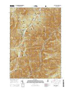 Carter Dome New Hampshire Current topographic map, 1:24000 scale, 7.5 X 7.5 Minute, Year 2015