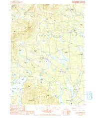 Center Sandwich New Hampshire Historical topographic map, 1:24000 scale, 7.5 X 7.5 Minute, Year 1987