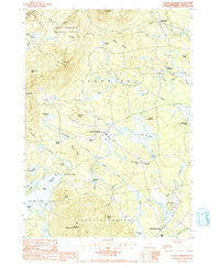 Center Sandwich New Hampshire Historical topographic map, 1:24000 scale, 7.5 X 7.5 Minute, Year 1987
