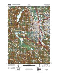 Concord New Hampshire Historical topographic map, 1:24000 scale, 7.5 X 7.5 Minute, Year 2012