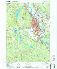 Concord New Hampshire Historical topographic map, 1:24000 scale, 7.5 X 7.5 Minute, Year 1967