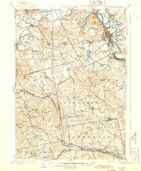 Concord New Hampshire Historical topographic map, 1:62500 scale, 15 X 15 Minute, Year 1927