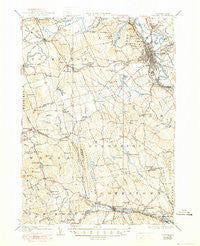 Concord New Hampshire Historical topographic map, 1:62500 scale, 15 X 15 Minute, Year 1927