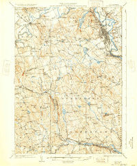 Concord New Hampshire Historical topographic map, 1:62500 scale, 15 X 15 Minute, Year 1927