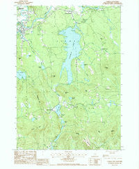 Conway New Hampshire Historical topographic map, 1:24000 scale, 7.5 X 7.5 Minute, Year 1987