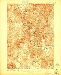 Crawford Notch New Hampshire Historical topographic map, 1:62500 scale, 15 X 15 Minute, Year 1896