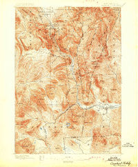 Crawford Notch New Hampshire Historical topographic map, 1:62500 scale, 15 X 15 Minute, Year 1896