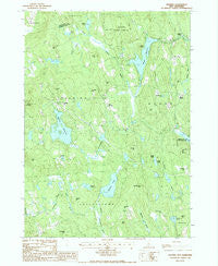 Deering New Hampshire Historical topographic map, 1:24000 scale, 7.5 X 7.5 Minute, Year 1987