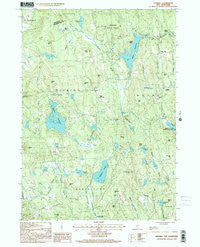 Deering New Hampshire Historical topographic map, 1:24000 scale, 7.5 X 7.5 Minute, Year 1998