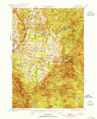 Dixville New Hampshire Historical topographic map, 1:62500 scale, 15 X 15 Minute, Year 1930