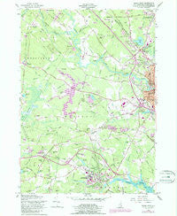 Dover West New Hampshire Historical topographic map, 1:24000 scale, 7.5 X 7.5 Minute, Year 1956