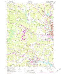Dover West New Hampshire Historical topographic map, 1:24000 scale, 7.5 X 7.5 Minute, Year 1956