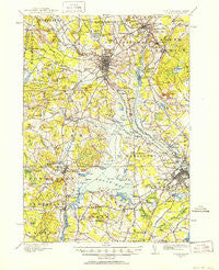 Dover New Hampshire Historical topographic map, 1:62500 scale, 15 X 15 Minute, Year 1916