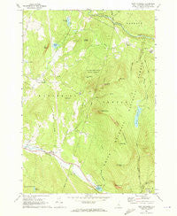 East Haverhill New Hampshire Historical topographic map, 1:24000 scale, 7.5 X 7.5 Minute, Year 1967