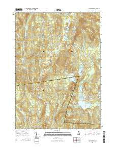 East Lempster New Hampshire Current topographic map, 1:24000 scale, 7.5 X 7.5 Minute, Year 2015