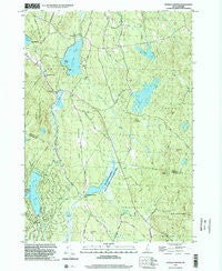 Enfield Center New Hampshire Historical topographic map, 1:24000 scale, 7.5 X 7.5 Minute, Year 1998