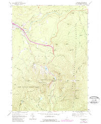 Franconia New Hampshire Historical topographic map, 1:24000 scale, 7.5 X 7.5 Minute, Year 1967