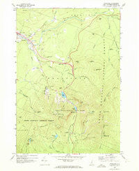Franconia New Hampshire Historical topographic map, 1:24000 scale, 7.5 X 7.5 Minute, Year 1967