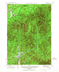Franconia New Hampshire Historical topographic map, 1:62500 scale, 15 X 15 Minute, Year 1929