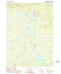 Gilmanton Ironworks New Hampshire Historical topographic map, 1:24000 scale, 7.5 X 7.5 Minute, Year 1987