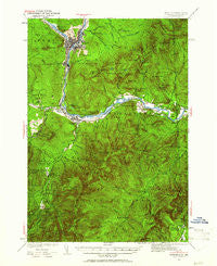 Gorham New Hampshire Historical topographic map, 1:62500 scale, 15 X 15 Minute, Year 1937
