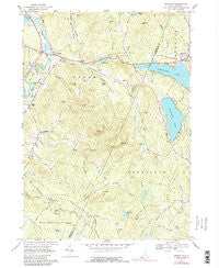 Gossville New Hampshire Historical topographic map, 1:24000 scale, 7.5 X 7.5 Minute, Year 1967