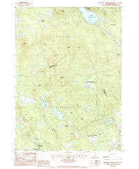 Hillsboro Upper Village New Hampshire Historical topographic map, 1:24000 scale, 7.5 X 7.5 Minute, Year 1987