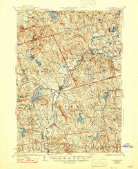 Hillsboro New Hampshire Historical topographic map, 1:62500 scale, 15 X 15 Minute, Year 1929