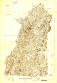 Indian Stream Vermont Historical topographic map, 1:48000 scale, 15 X 15 Minute, Year 1925