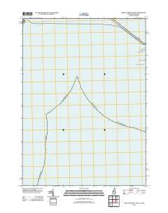Isles of Shoals OE W New Hampshire Historical topographic map, 1:24000 scale, 7.5 X 7.5 Minute, Year 2012