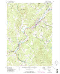 Lisbon New Hampshire Historical topographic map, 1:24000 scale, 7.5 X 7.5 Minute, Year 1967