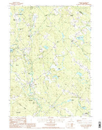 Loudon New Hampshire Historical topographic map, 1:24000 scale, 7.5 X 7.5 Minute, Year 1987