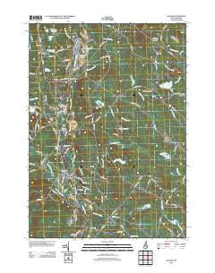 Loudon New Hampshire Historical topographic map, 1:24000 scale, 7.5 X 7.5 Minute, Year 2012