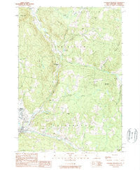 Lovering Mountain New Hampshire Historical topographic map, 1:24000 scale, 7.5 X 7.5 Minute, Year 1989