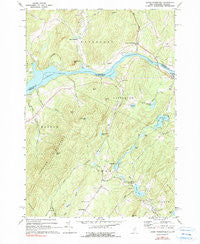 Lower Waterford Vermont Historical topographic map, 1:24000 scale, 7.5 X 7.5 Minute, Year 1967