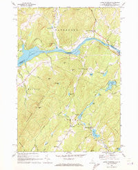 Lower Waterford Vermont Historical topographic map, 1:24000 scale, 7.5 X 7.5 Minute, Year 1967