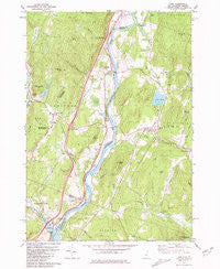 Lyme New Hampshire Historical topographic map, 1:24000 scale, 7.5 X 7.5 Minute, Year 1981
