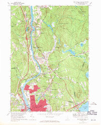 Manchester North New Hampshire Historical topographic map, 1:24000 scale, 7.5 X 7.5 Minute, Year 1968